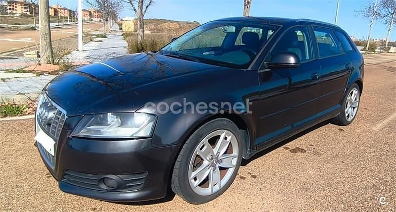 Usado Audi A3 Ambition 170 CV (125 kW) 2009 Negro Utilitario