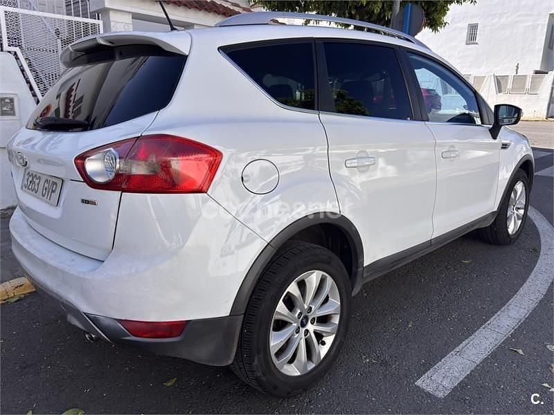Usado Ford Kuga Titanium 136 CV (100 kW) 2010 Blanco SUV