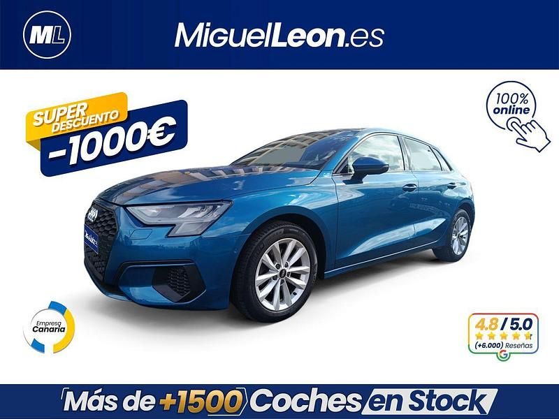 Azul Usado 2021 Audi A3 Performance | 19.985 € (Precio justo) - Imagen 1/3