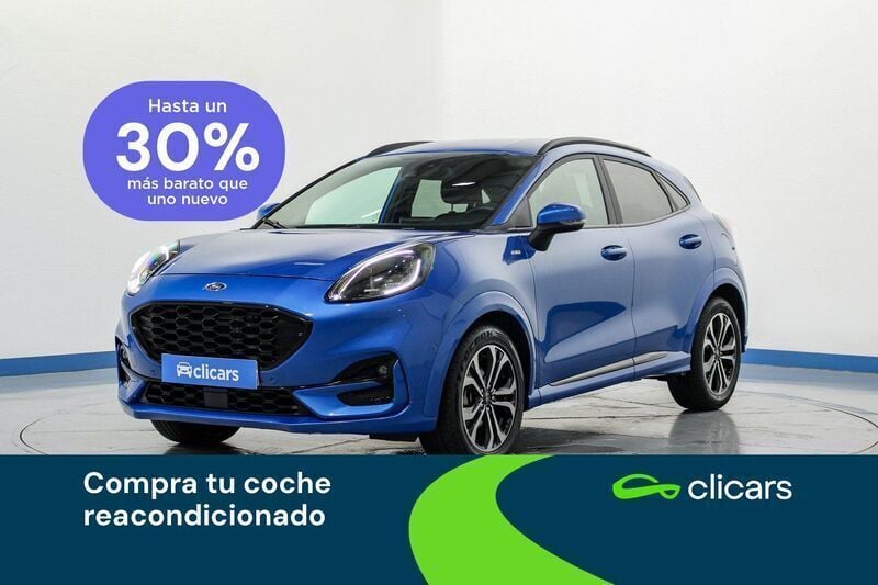 Azul Usado 2022 Ford Puma ST-Line SUV | 16.990 € (Precio justo) - Imagen 1/4