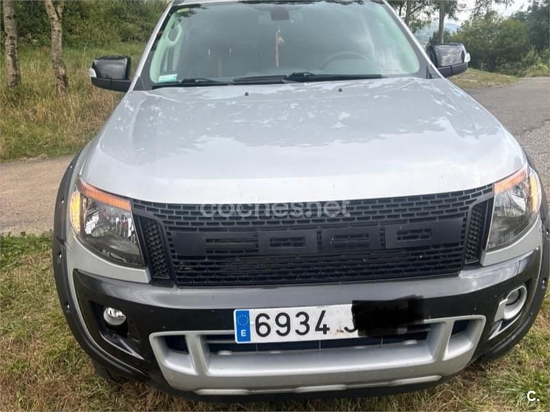 Gris / plata Usado 2015 Ford Ranger Wildtrack Recogida | 25.000 € (Precio justo) - Imagen 1/4