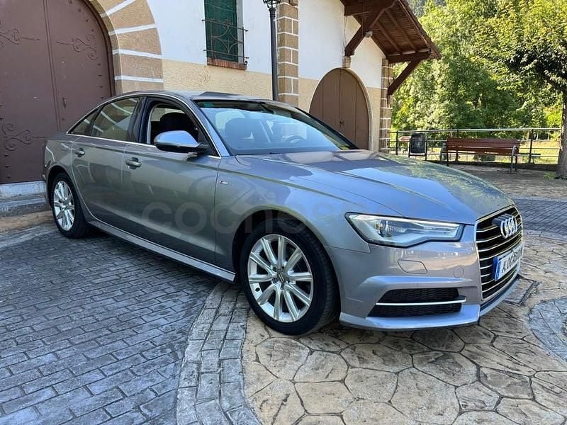 Usado Audi A6 S-Line 190 CV (139 kW) 2015 Gris / plata Berlina