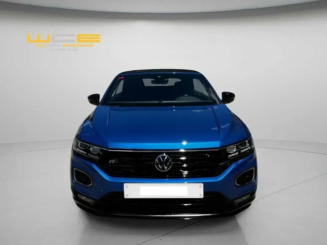 Usado VW T-Roc Cabriolet Style 150 CV (110 kW) 2021 Azul Descapotable
