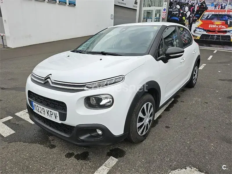 Usado Citroën C3 PureTech 82 CV (60 kW) 2018 Blanco Utilitario