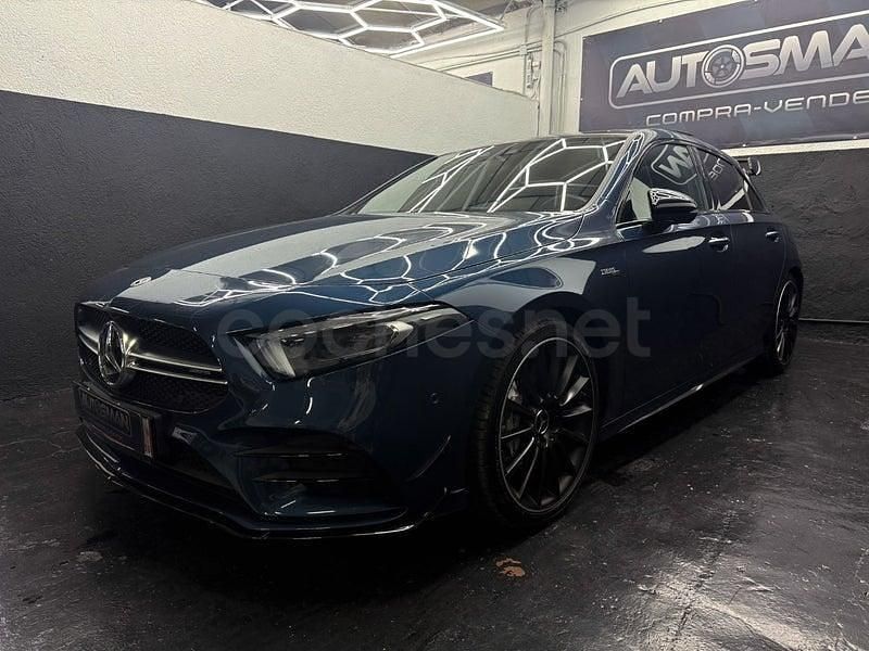 Usado Mercedes A35 AMG 306 CV (225 kW) 2021 Azul Berlina