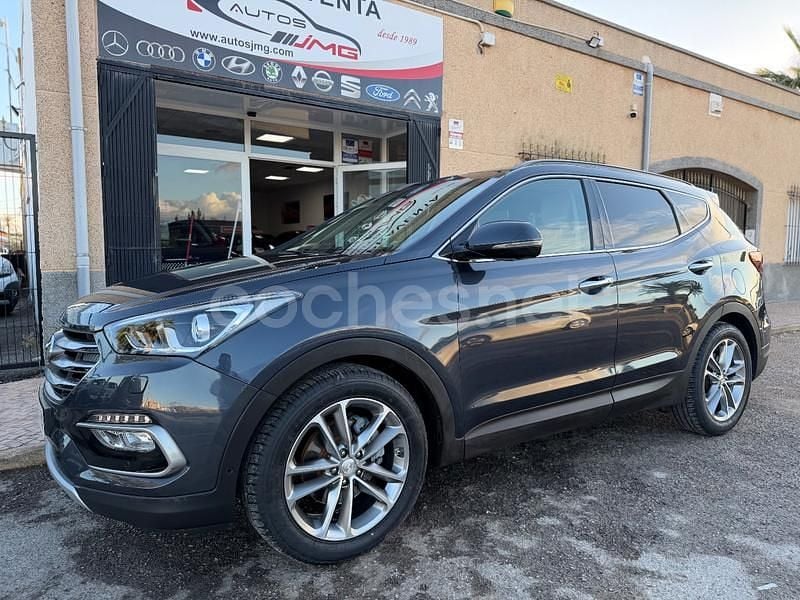 Azul Usado 2016 Hyundai Santa Fe Style SUV | 21.500 € (Precio justo) - Imagen 1/4