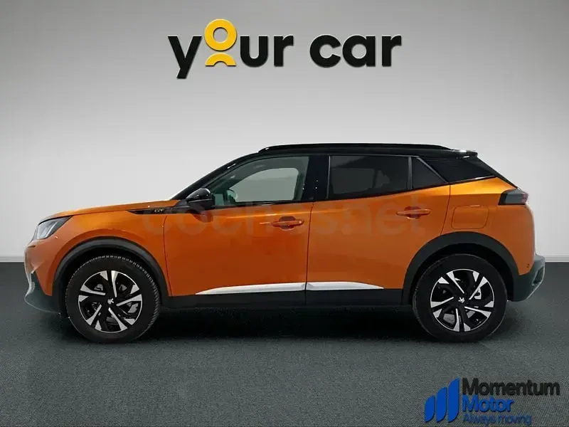 Usado Peugeot 2008 GT 130 CV (95 kW) 2021 Naranja SUV