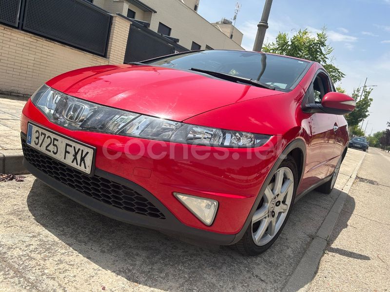 Rojo Usado 2007 Honda Civic Sport Berlina | 7500 € (Precio justo) - Imagen 1/4