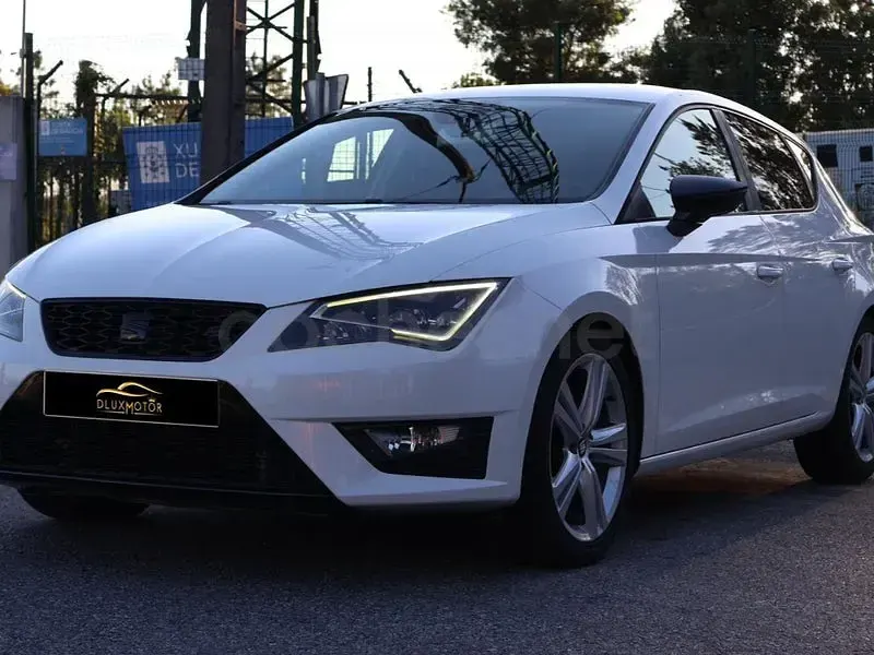 Usado Seat Leon FR 184 CV (135 kW) 2014 Blanco Berlina