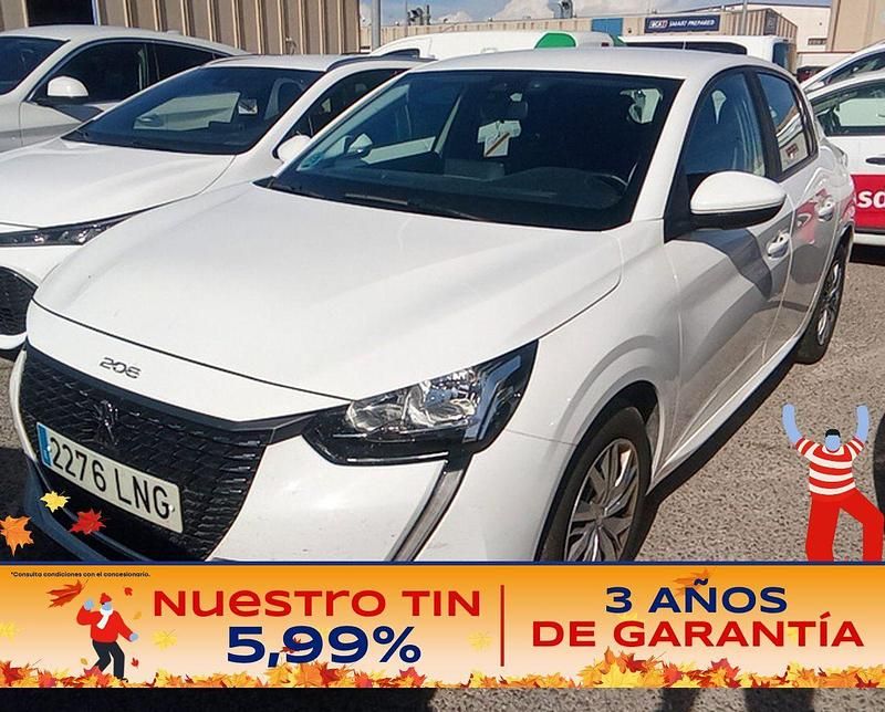 Blanco Usado 2021 Peugeot 208 Active Utilitario | 11.250 € (Precio justo) - Imagen 1/2