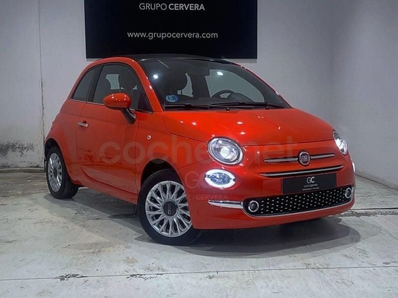 Usado Fiat 500C Dolcevita 70 CV (51 kW) 2024 Naranja Descapotable