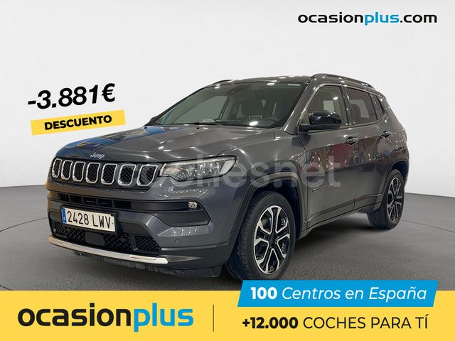 Gris Usado 2022 Jeep Compass Limited SUV | 19.990 € (Precio justo) - Imagen 1/4