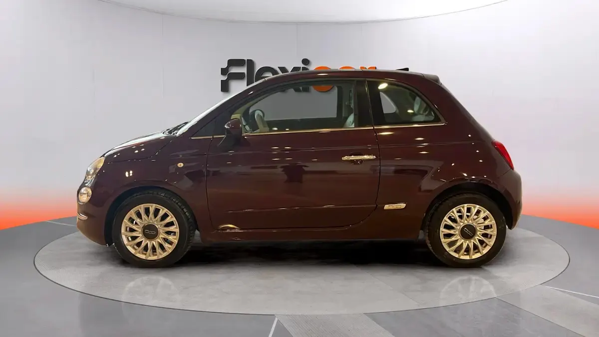 Usado Fiat 500 Lounge 85 CV (62 kW) 2019 Granate Berlina