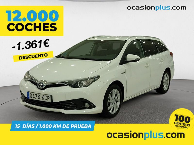 Blanco Usado 2017 Toyota Auris Touring Sports Active Familiar | 14.980 € (Precio justo) - Imagen 1/4