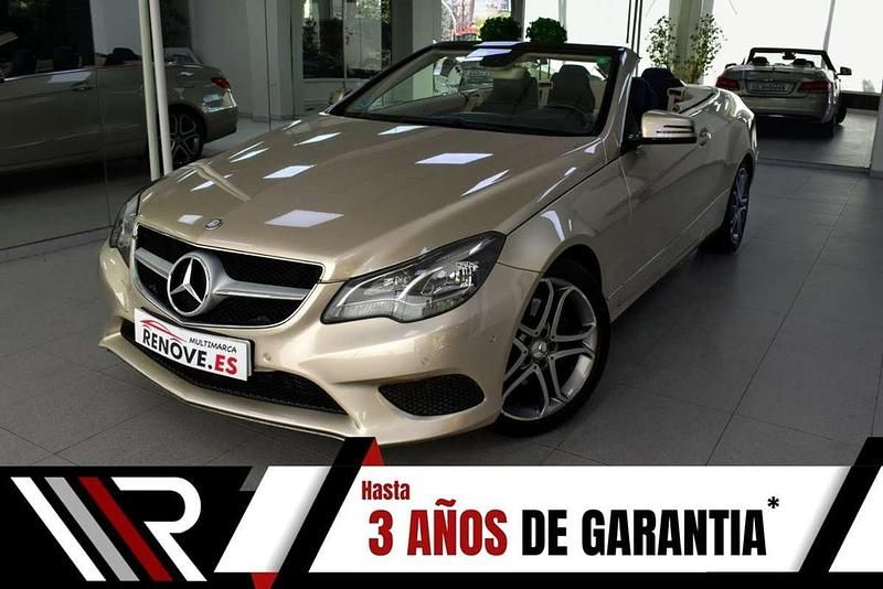 Beige Usado 2015 Mercedes E200 Descapotable | 21.990 € (Precio justo) - Imagen 1/4