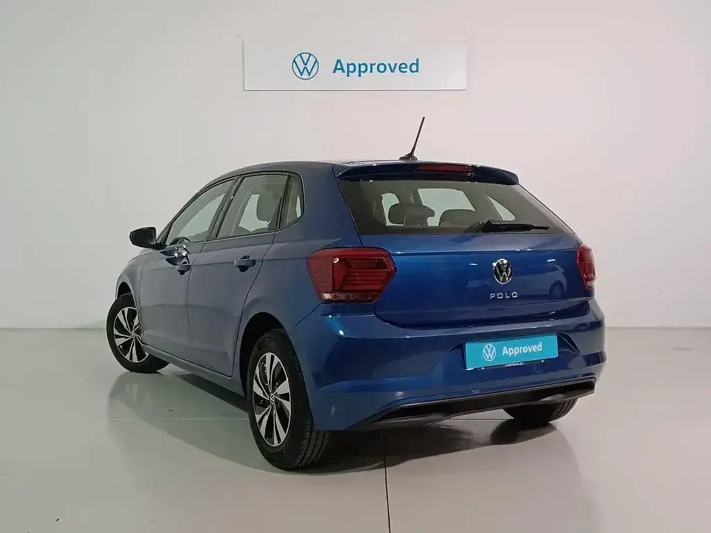 Begagnad VW Polo Advance 95 HK (69 kW) 2020 Blå Halvkombi
