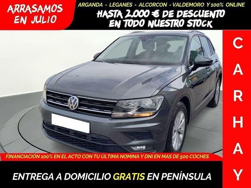 Gris Usado 2018 VW Tiguan Comfortline SUV | 17.990 € (Super precio) - Imagen 1/4