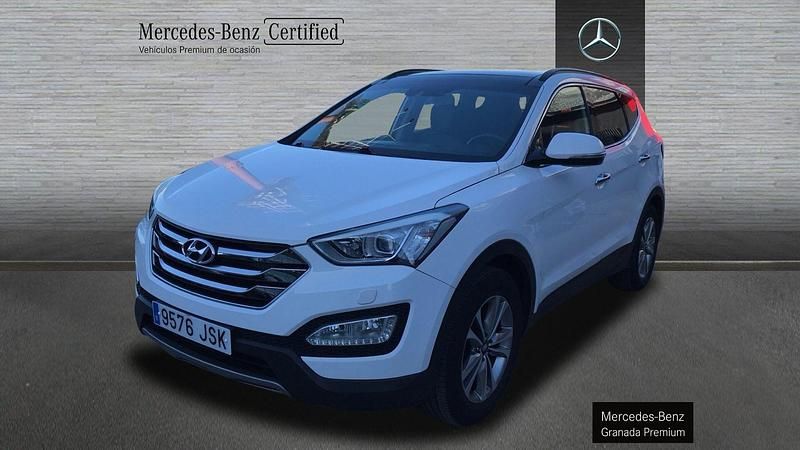 Blanco Usado 2016 Hyundai Santa Fe SUV | 18.900 € (Un poco caro) - Imagen 1/4