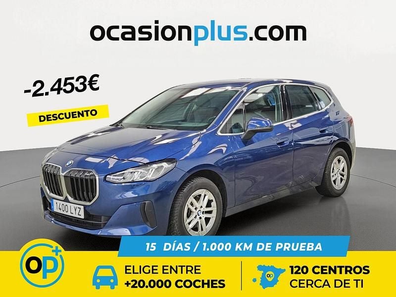 Azul Usado 2022 BMW 218 Active Tourer Monovolumen | 25.990 € (Precio justo) - Imagen 1/4