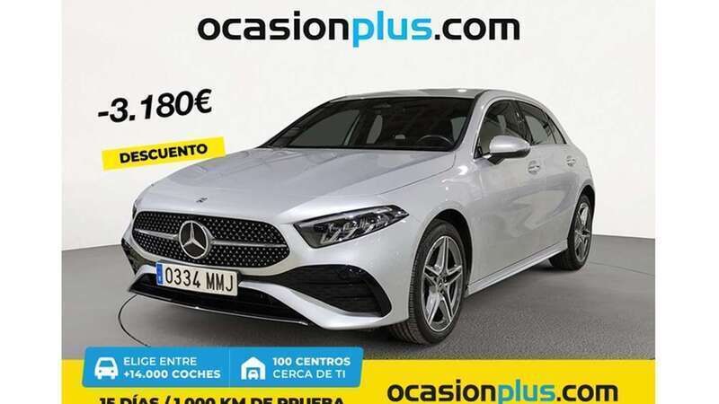 Plateado Usado 2023 Mercedes A250 Advanced Utilitario | 31.810 € (Precio justo) - Imagen 1/4