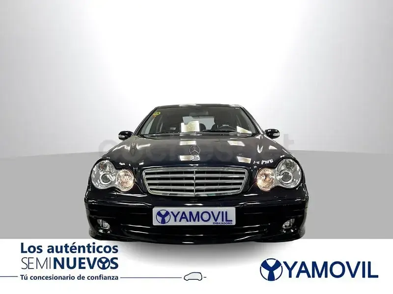 Usado Mercedes C180 Sport Edition 143 CV (105 kW) 2005 Negro Berlina