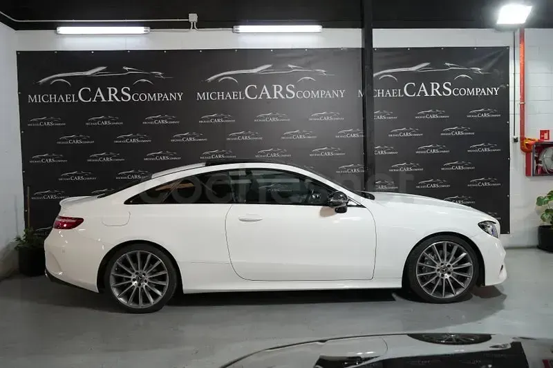Usado Mercedes E220 194 CV (142 kW) 2018 Blanco Coupe