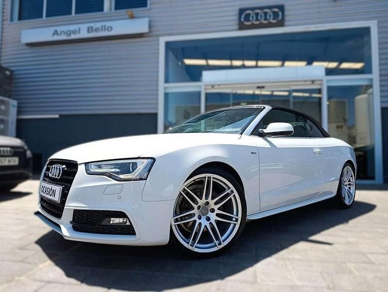 Blanco Usado 2013 Audi A5 Cabriolet Descapotable | 22.900 € (Precio justo) - Imagen 1/4