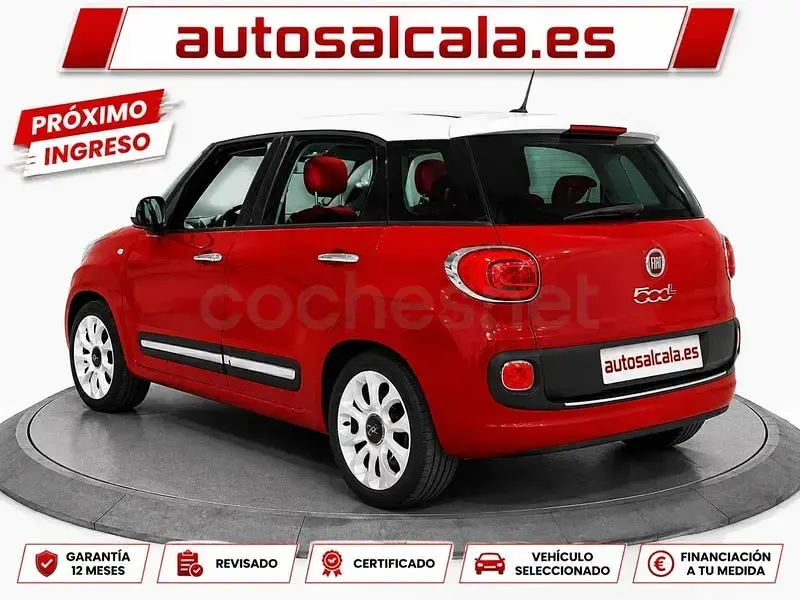 Usado Fiat 500L 85 CV (62 kW) 2012 Rojo Monovolumen