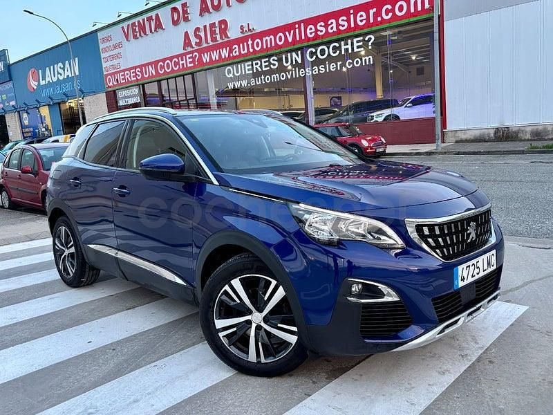 Usado Peugeot 3008 Allure 130 CV (95 kW) 2021 Azul SUV