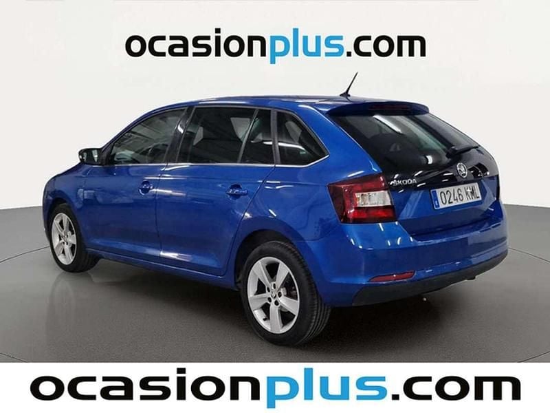Usado Skoda Rapid 95 CV (69 kW) 2018 Azul Utilitario