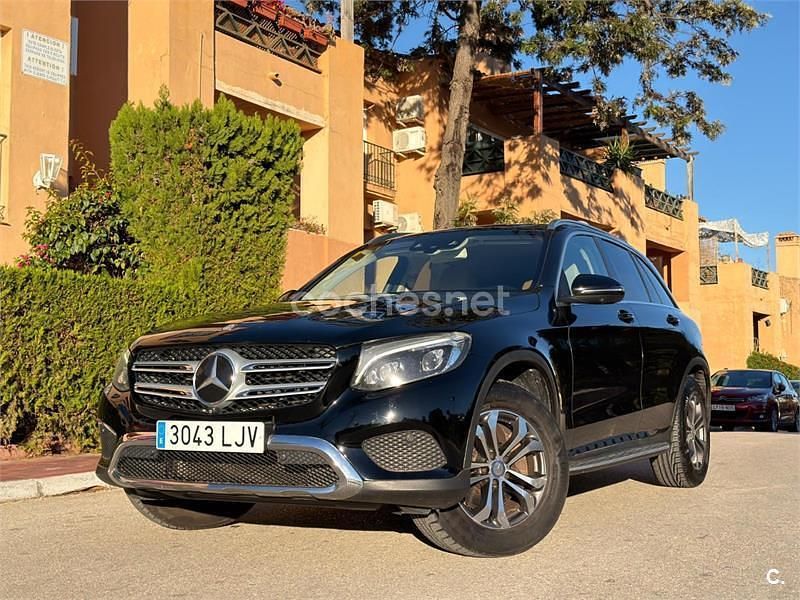 Usado Mercedes GLC250 204 CV (150 kW) 2016 Negro SUV