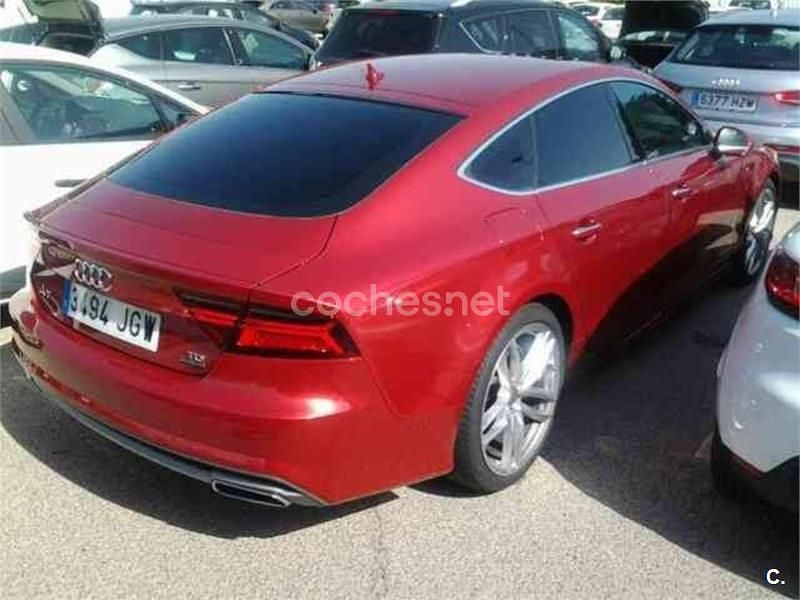 Usado Audi A7 Sportback S-Line 272 CV (200 kW) 2015 Rojo Utilitario