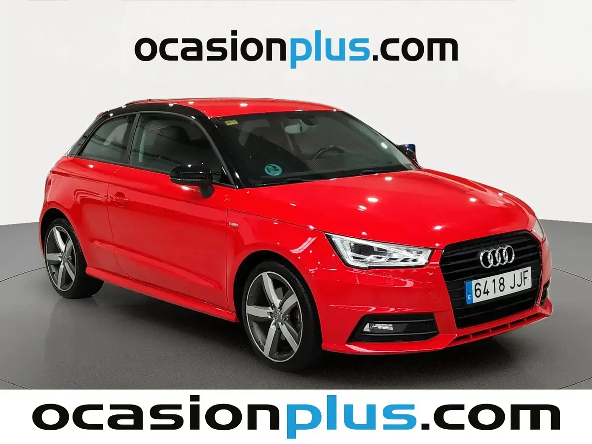 Usado Audi A1 S-Line 116 CV (85 kW) 2015 Rojo Utilitario