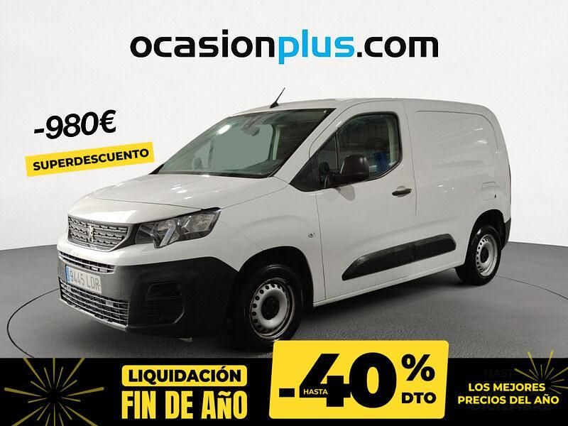 Blanco Usado 2020 Peugeot Partner Premium Monovolumen | 10.790 € - Imagen 1/4