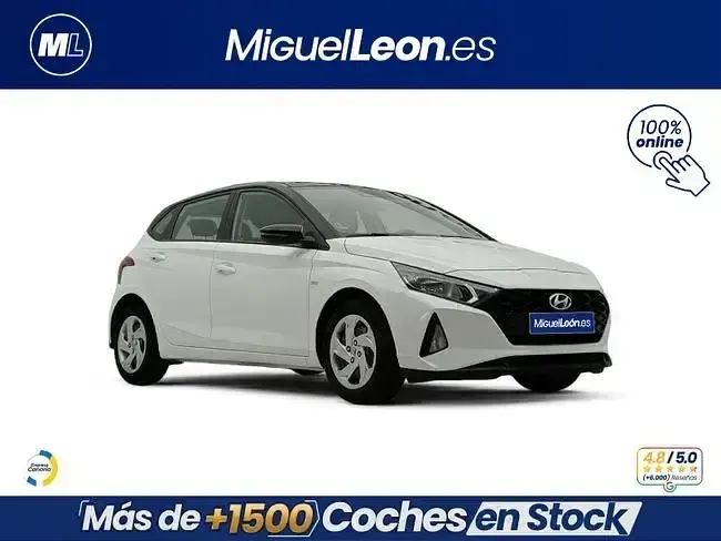 Usado Hyundai i20 100 CV (73 kW) 2021 Blanco Utilitario