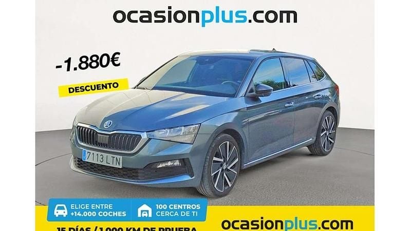 Gris Usado 2021 Skoda Scala Sport Utilitario | 17.864 € (Buen precio) - Imagen 1/4