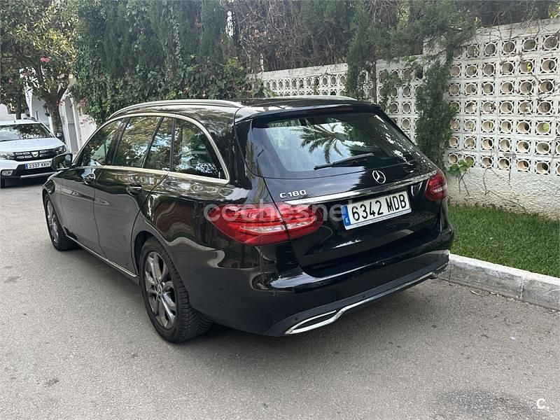 Negro Usado 2017 Mercedes C180 Avantgarde Familiar | 22.500 € (Caro) - Imagen 1/4