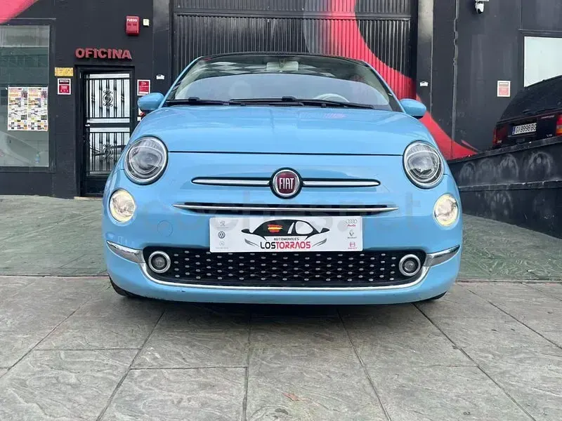 Usado Fiat 500 Lounge 69 CV (50 kW) 2017 Azul Berlina