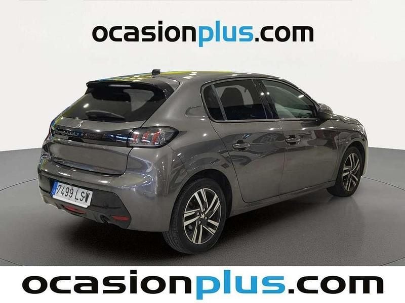 Usado Peugeot 208 Allure 102 CV (75 kW) 2021 Gris Utilitario