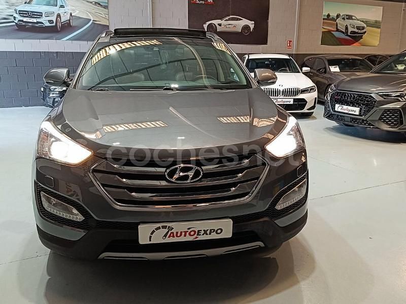 Usado Hyundai Santa Fe 197 CV (144 kW) 2014 Gris / plata SUV