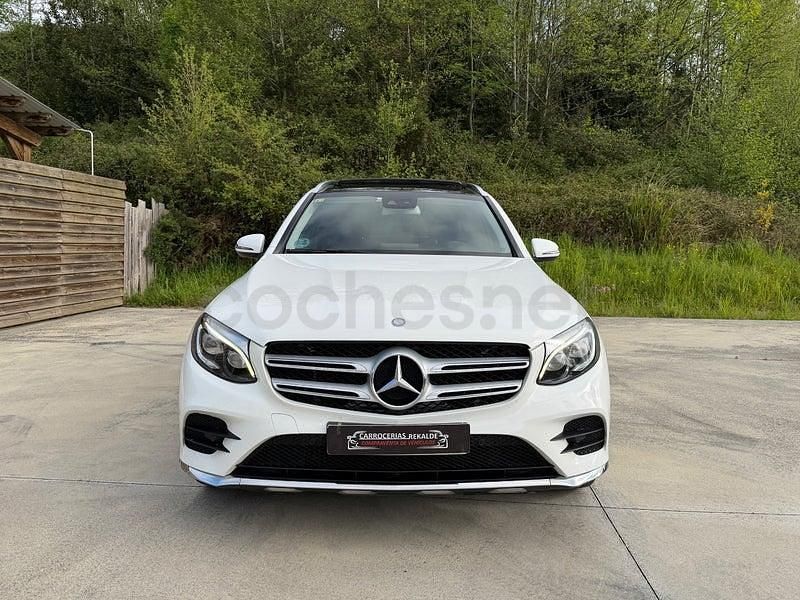 Usado Mercedes GLC220 AMG line 170 CV (125 kW) 2016 Blanco SUV