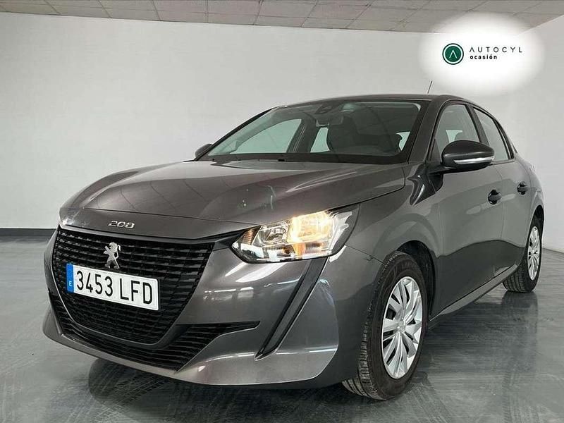 Usado Peugeot 208 Active 75 CV (55 kW) 2020 Negro Utilitario