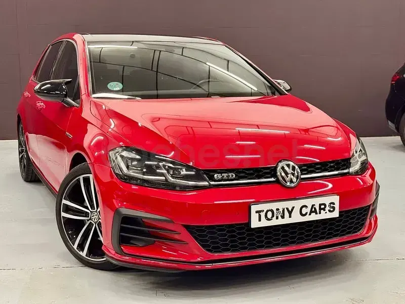 Usado VW Golf VII GTD 184 CV (135 kW) 2017 Rojo Familiar