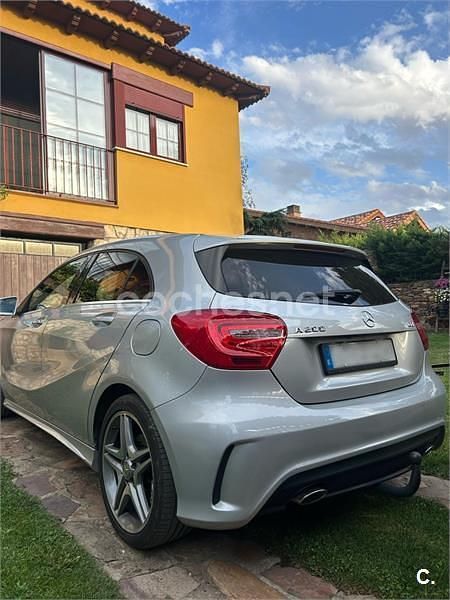 Usado Mercedes A200 AMG line 136 CV (100 kW) 2016 Gris / plata Berlina