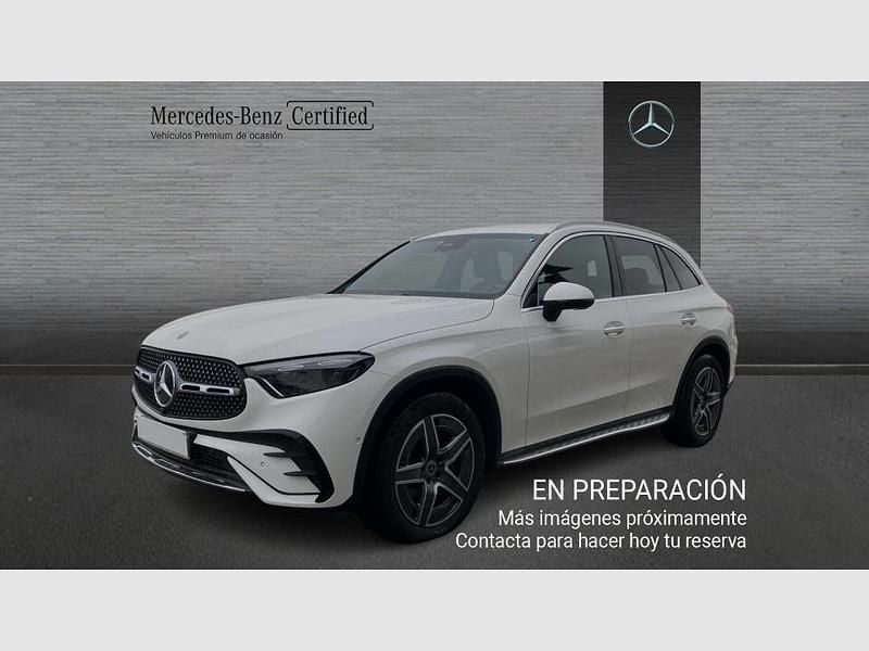 Blanco polar pintura unicolor Usado 2023 Mercedes GLC220 AMG line SUV | 54.990 € (Buen precio) - Imagen 1/4