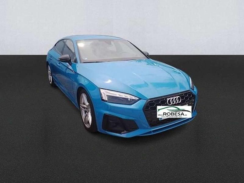 Azul Usado 2020 Audi A5 Sportback S-Line Berlina | 29.500 € (Precio justo) - Imagen 1/4