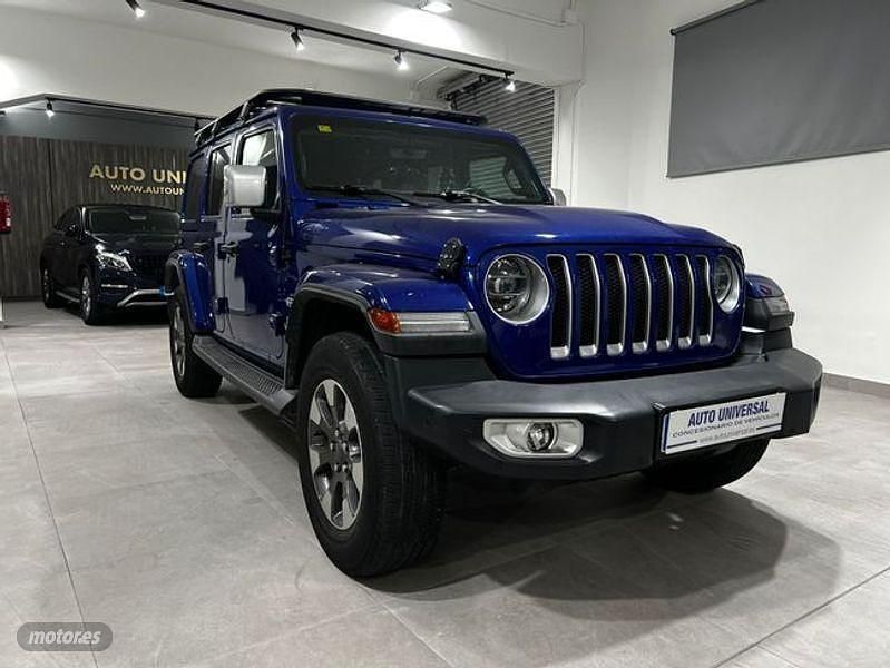 Usado Jeep Wrangler Sahara 270 CV (198 kW) 2020 Azul SUV