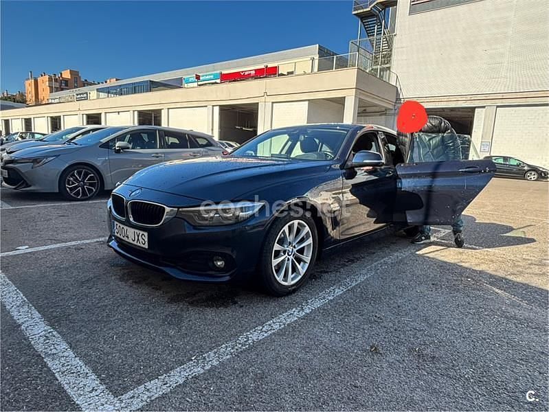 Usado BMW 420 184 CV (135 kW) 2017 Azul Coupe