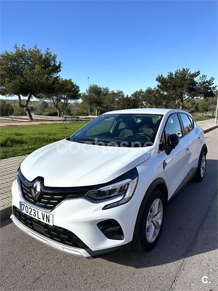 Blanco Usado 2021 Renault Captur Intens SUV | 12.500 € (Precio justo) - Imagen 1/4