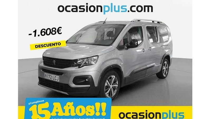 Gris Usado 2019 Peugeot Rifter GT-line Monovolumen | 15.355 € (Buen precio) - Imagen 1/4